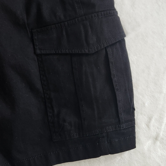 🩳 George Men’s Black Cargo Shorts – Size 44, NWT, 10” Inseam, Comfort Flex - Picture 14 of 14